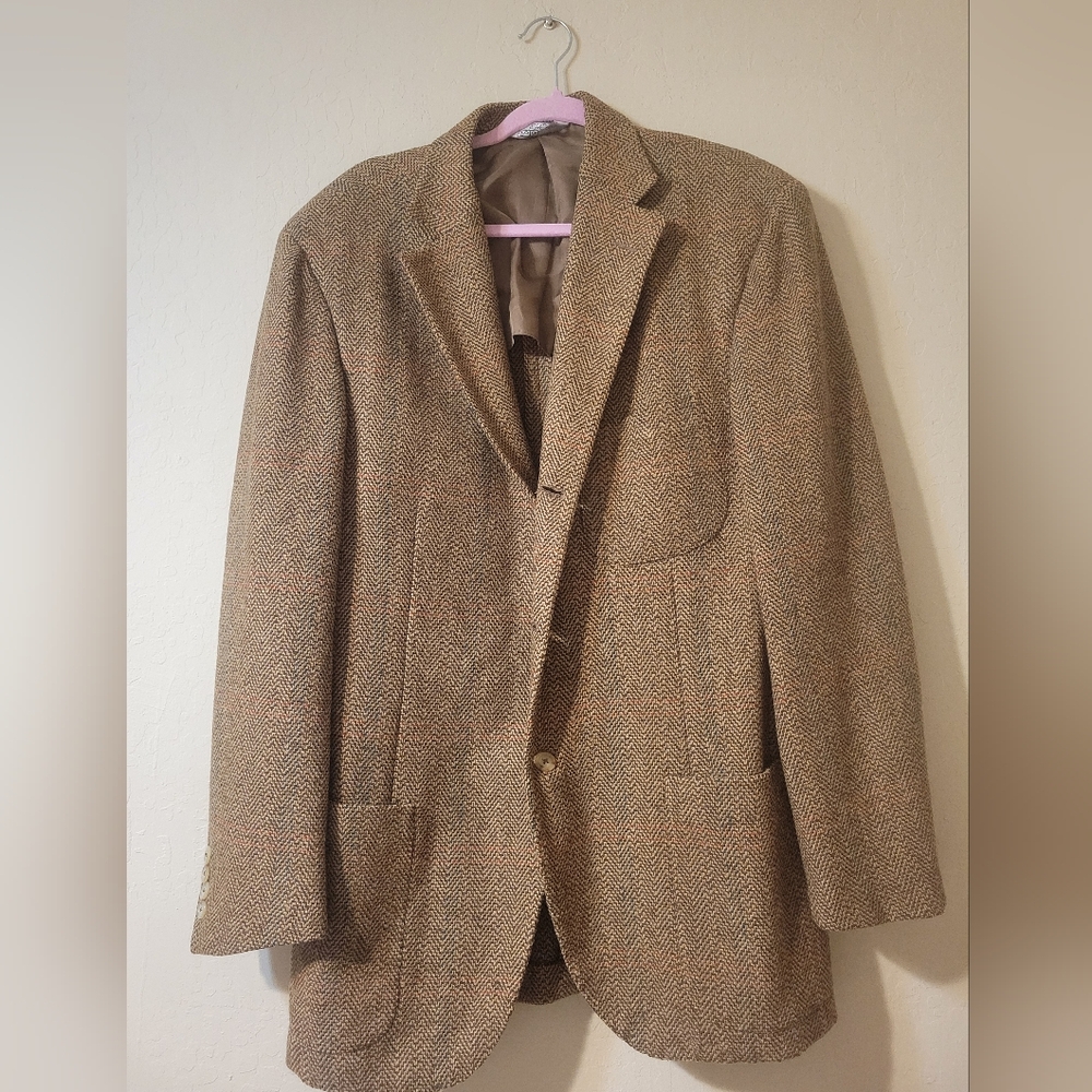 Polo by Ralph Lauren Brown Sport Coat Tweed Blazer